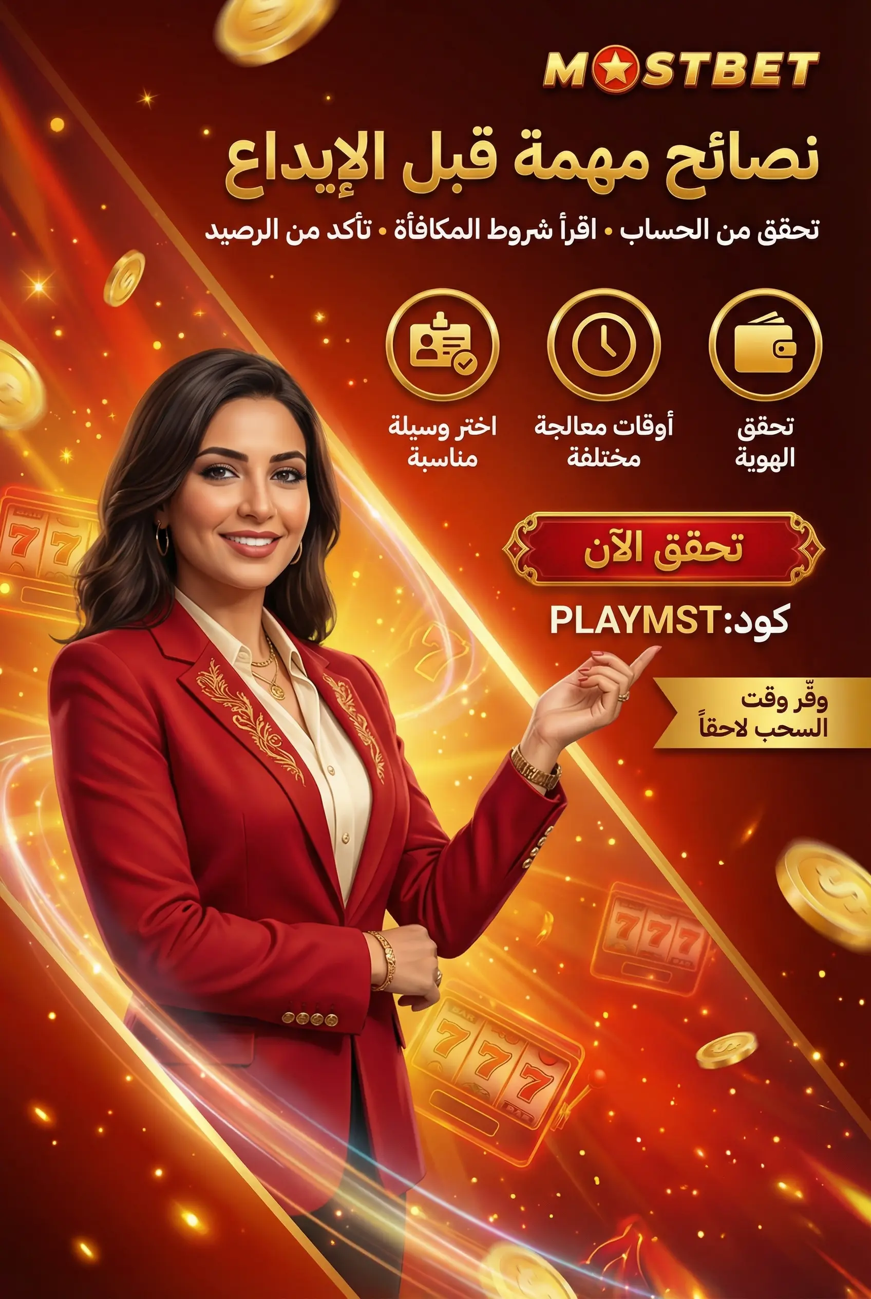 صورة توضيحية لنصائح مفيدة قبل الإيداع
