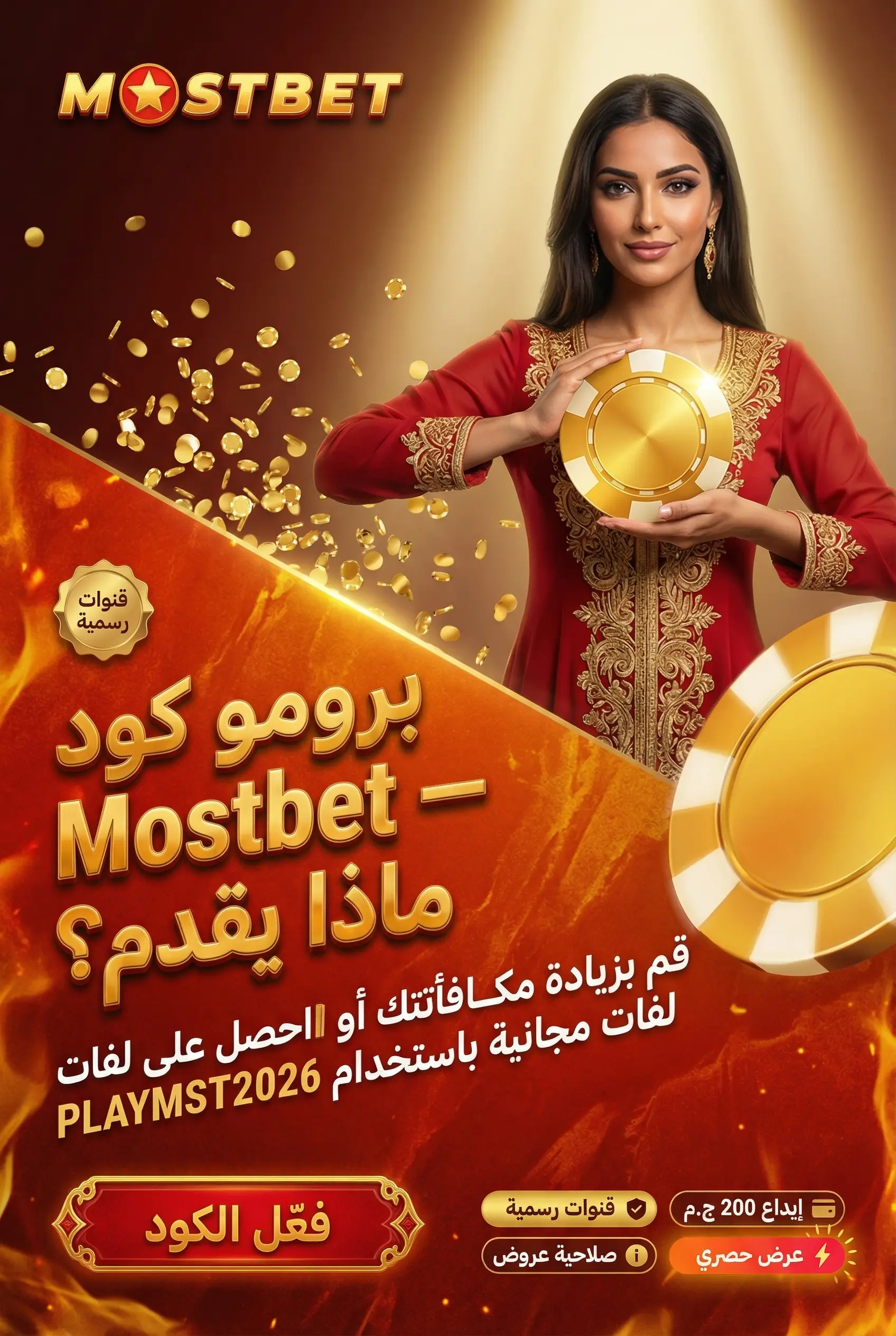 صورة لتعريف برومو كود Mostbet وفائدته