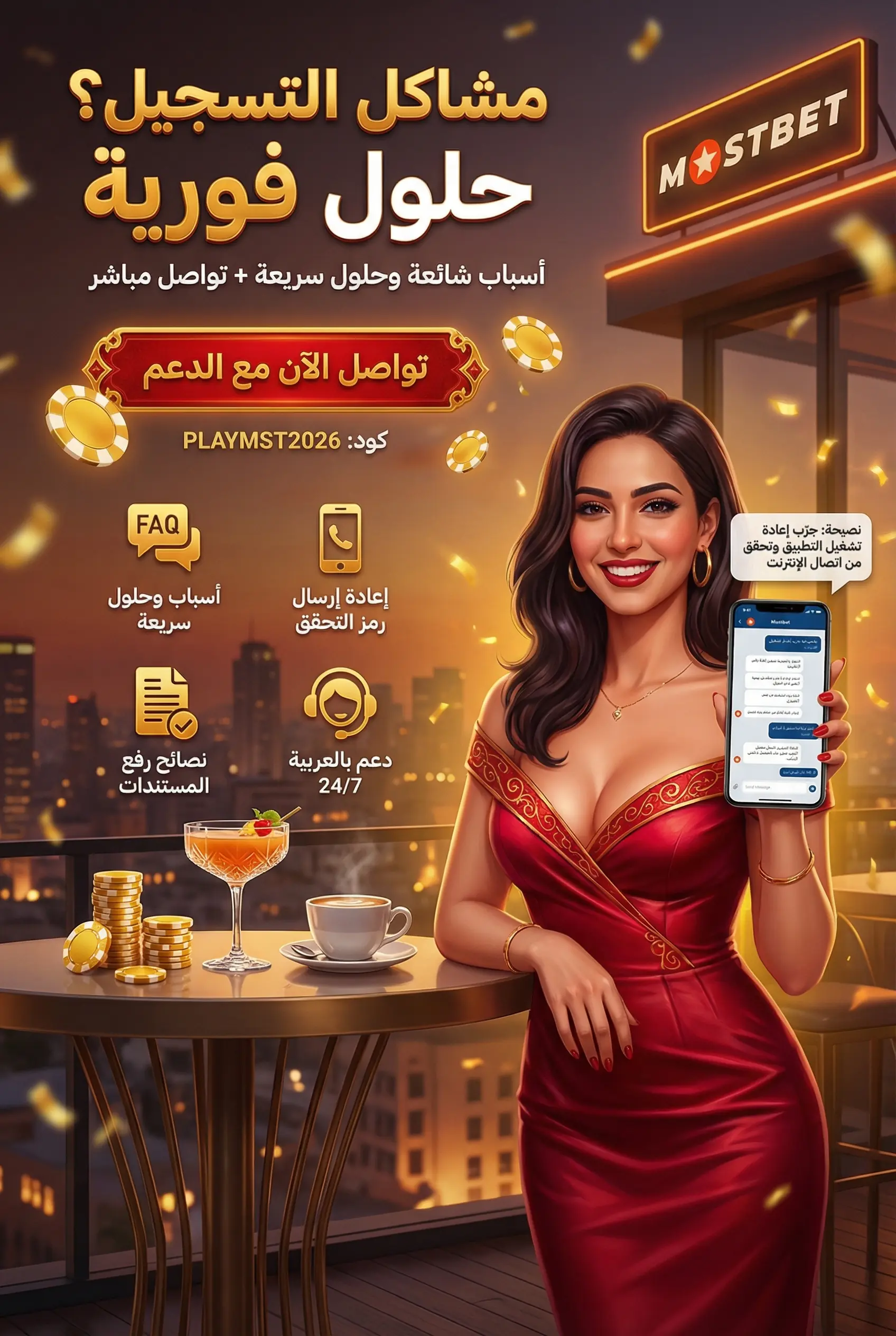 حل مشاكل التسجيل الشائعة